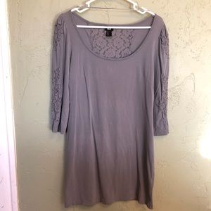 H&M lacy detail shirt